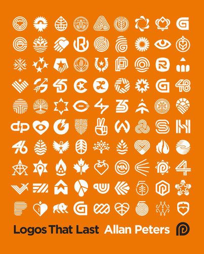Logos that Last: How to Create Iconic Visual Branding book cover by Allan Peters