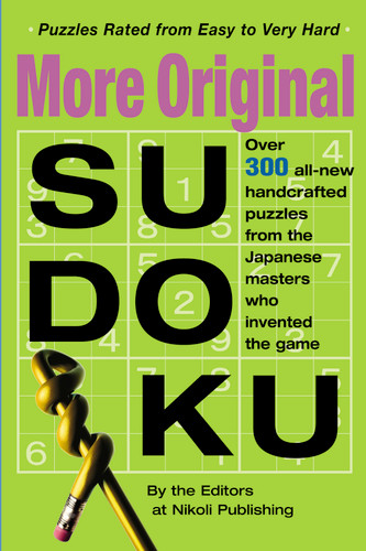 More Original Sudoku book cover by Editors of Nikoli Publishing