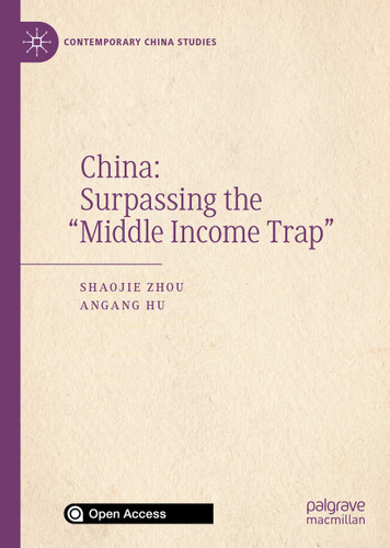 China: Surpassing the “Middle Income Trap” (Contemporary China Studies) book cover by Shaojie Zhou, Angang Hu