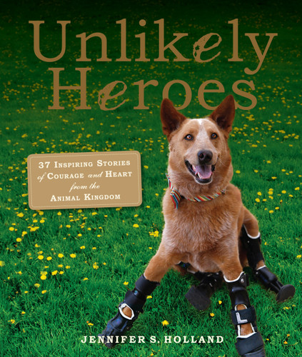 Unlikely Heroes: 37 Inspiring Stories of Courage and Heart from the Animal Kingdom (Unlikely Friendships) book cover by Jennifer S. Holland
