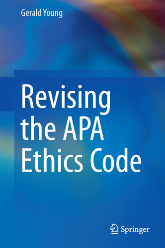 Revising the APA Ethics Code book cover by Gerald Young