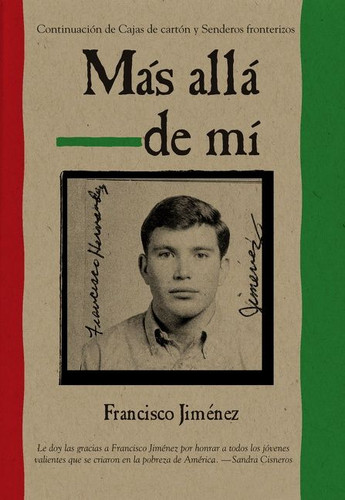 Mas alla de mi: Reaching Out (Spanish Edition) (Cajas de carton #3) book cover by Francisco Jiménez
