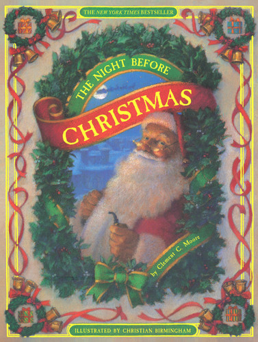 The Night Before Christmas book cover by Clement Clarke Moore