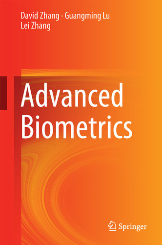 Advanced Biometrics book cover by David Zhang, Guangming Lu, Lei Zhang