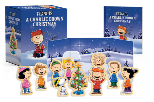 Peanuts: A Charlie Brown Christmas Wooden Collectible Set (RP Minis) book cover by Charles M. Schulz