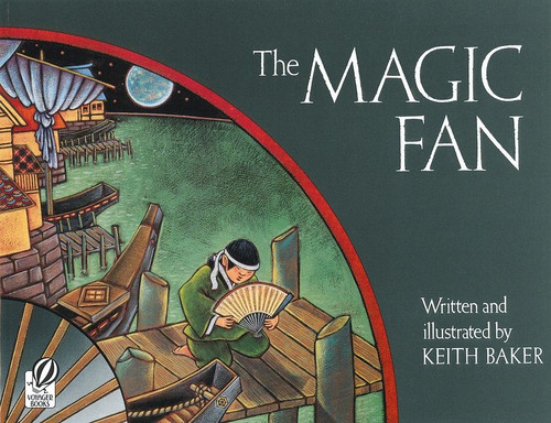 The Magic Fan book cover by Keith Baker