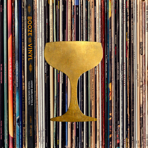 Booze & Vinyl: A Spirited Guide to Great Music and Mixed Drinks book cover by Tenaya Darlington, André Darlington