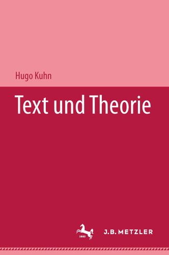 Text und Theorie book cover by Hugo Kuhn