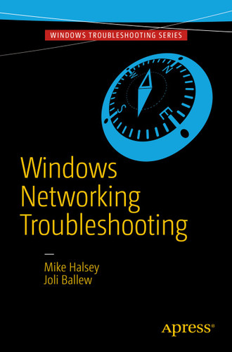 Windows Networking Troubleshooting book cover by Mike Halsey, Joli Ballew
