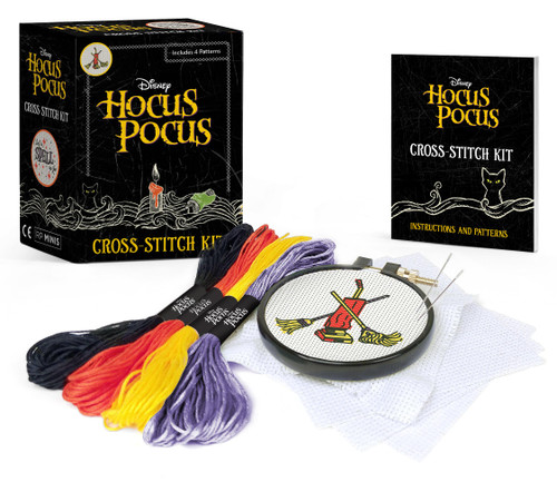 Hocus Pocus Cross-Stitch Kit (RP Minis) book cover by Running Press