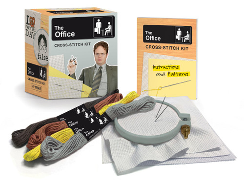 The Office Cross-Stitch Kit (RP Minis) book cover by Running Press