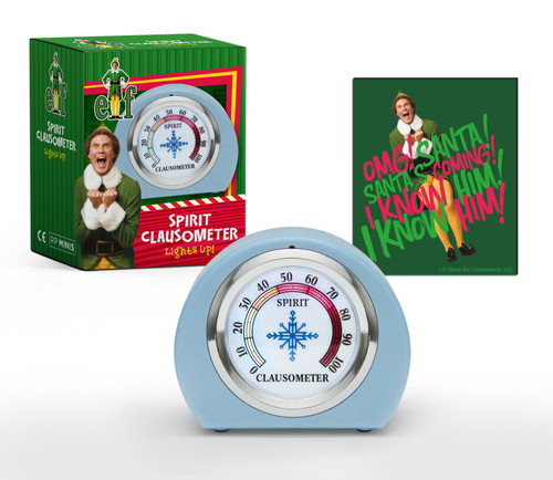 Elf: Spirit Clausometer: Lights Up! (RP Minis) book cover by Warner Bros. Consumer Products, Inc., Running Press