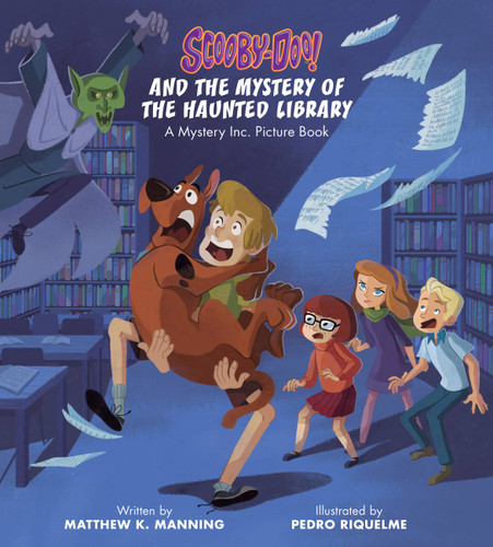 Scooby-Doo and the Mystery of the Haunted Library: A Mystery Inc. Picture Book book cover by Matthew K. Manning