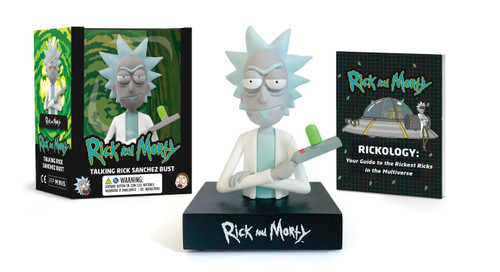 Rick and Morty Talking Rick Sanchez Bust (RP Minis) book cover by Running Press