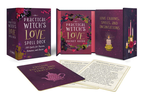 The Practical Witch's Love Spell Deck: 100 Spells for Passion, Romance, and Desire (RP Minis) book cover by Cerridwen Greenleaf