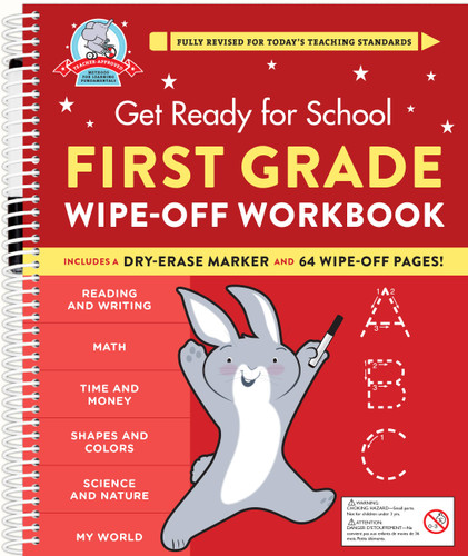 Get Ready for School: First Grade Wipe-Off Workbook (Get Ready for School) book cover by Heather Stella