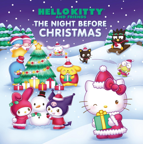Hello Kitty and Friends The Night Before Christmas book cover by Kristen Tafoya Humphrey, Merrill Hagan