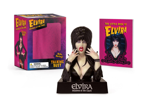 Elvira Talking Bust (RP Minis) book cover by Cassandra Peterson