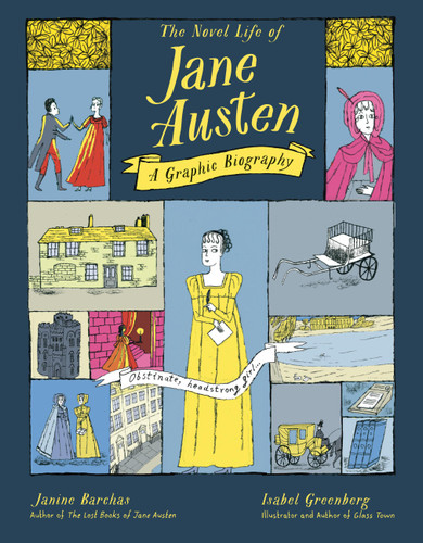 The Novel Life of Jane Austen: A Graphic Biography book cover by Janine Barchas