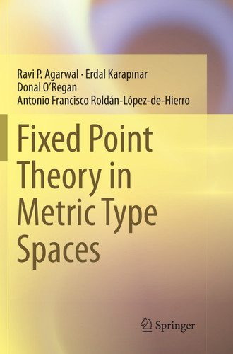 Fixed Point Theory in Metric Type Spaces book cover by Ravi P. Agarwal, Erdal KARAPINAR, Donal O’Regan, Antonio Francisco Roldán-López-de-Hierro