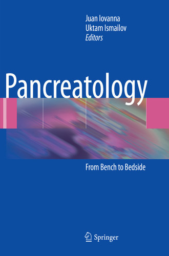 Pancreatology: From Bench to Bedside book cover by 