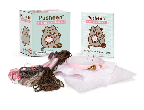 Pusheen: A Cross-Stitch Kit (RP Minis) book cover by Claire Belton