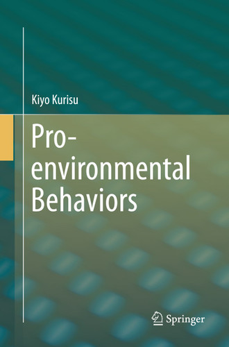 Pro-environmental Behaviors book cover by Kiyo Kurisu