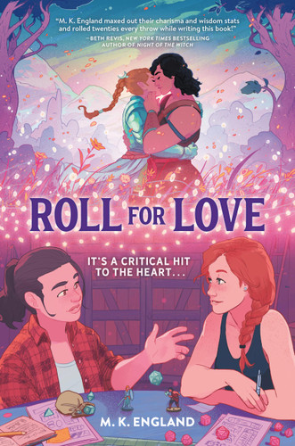 Roll for Love book cover by M. K. England