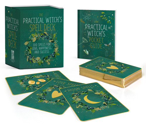 The Practical Witch's Spell Deck: 100 Spells for Love, Happiness, and Success (RP Minis) book cover by Cerridwen Greenleaf