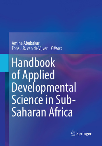 Handbook of Applied Developmental Science in Sub-Saharan Africa book cover by 