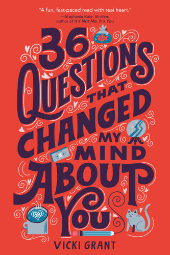 36 Questions That Changed My Mind About You book cover by Vicki Grant