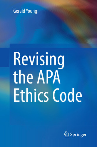 Revising the APA Ethics Code book cover by Gerald Young