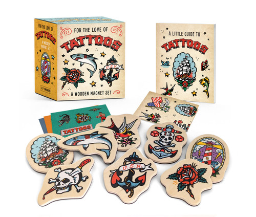 For the Love of Tattoos: A Wooden Magnet Set (RP Minis) book cover by Verena Hutter