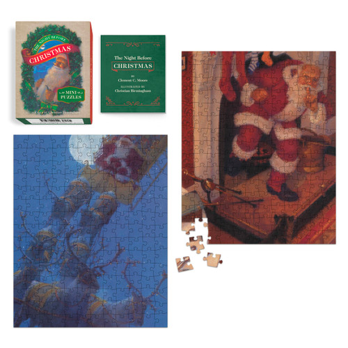 The Night Before Christmas Mini Puzzles (RP Minis) book cover by Clement Clarke Moore