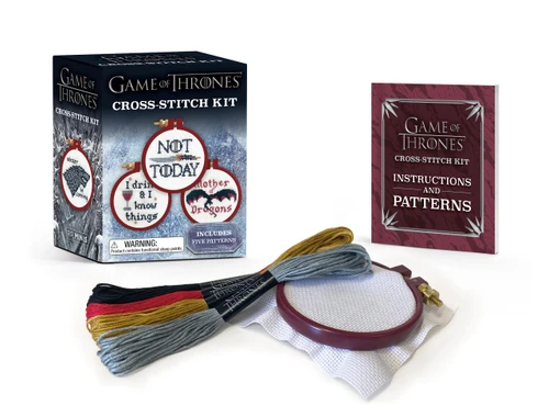 Game of Thrones Cross-Stitch Kit (RP Minis) book cover by Running Press