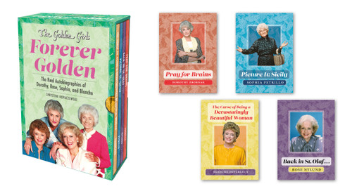 The Golden Girls: Forever Golden: The Real Autobiographies of Dorothy, Rose, Sophia, and Blanche book cover by Christine Kopaczewski