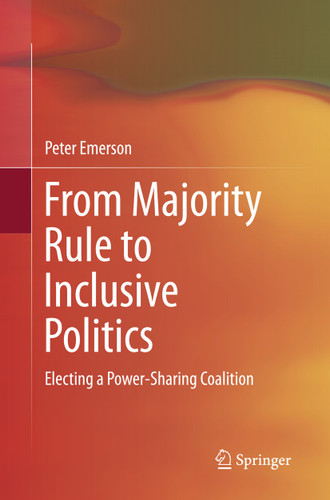 From Majority Rule to Inclusive Politics book cover by Peter Emerson