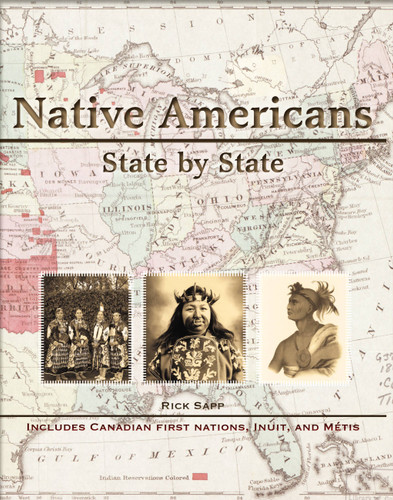 Native Americans State by State book cover by Rick Sapp
