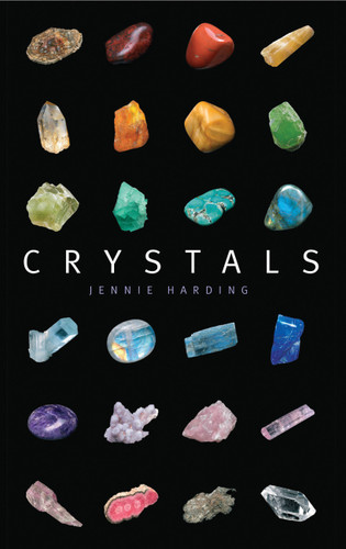 Crystals book cover by Jennie Harding