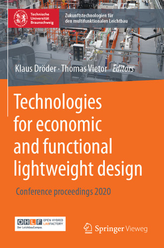 Technologies for economic and functional lightweight design: Conference proceedings 2020 (Zukunftstechnologien für den multifunktionalen Leichtbau) book cover by 