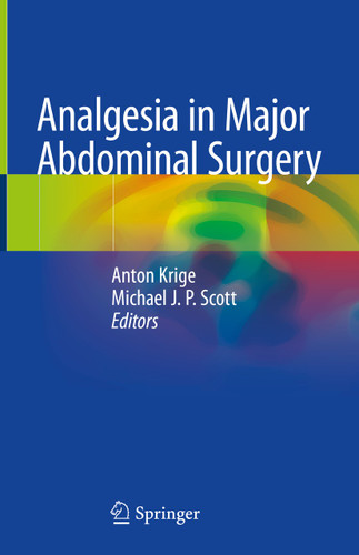 Analgesia in Major Abdominal Surgery book cover by 