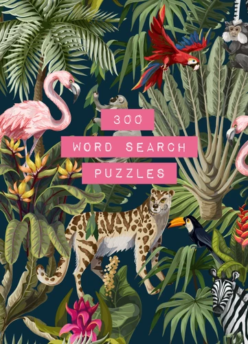 300 Word Search Puzzles (Life is Better with Puzzles) book cover by Rebecca Falcon