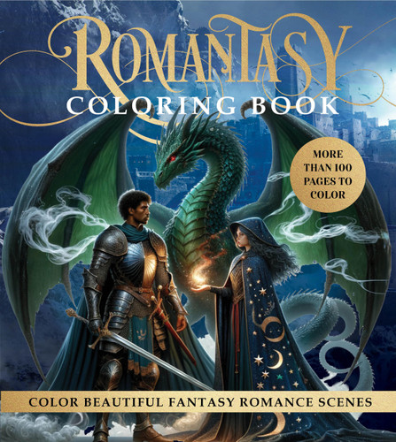 Romantasy Coloring Book: Color Beautiful Fantasy Romance Scenes - More Than 100 Pages to Color book cover by Editors of Chartwell Books