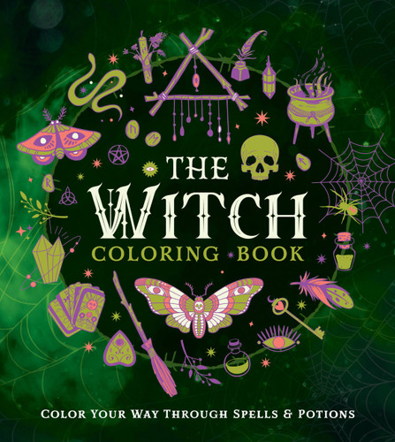 The Witch Coloring Book: Color Your Way Through Spells and Potions (Creative Coloring) book cover by Editors of Chartwell Books