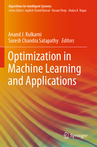 Optimization in Machine Learning and Applications (Algorithms for Intelligent Systems) book cover by 