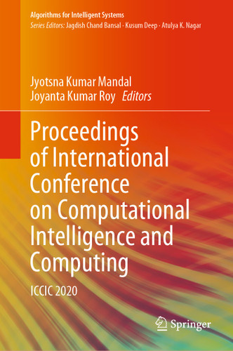 Proceedings of International Conference on Computational Intelligence and Computing: ICCIC 2020 (Algorithms for Intelligent Systems) book cover by 
