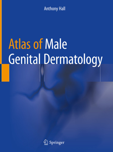 Atlas of Male Genital Dermatology book cover by Anthony Hall