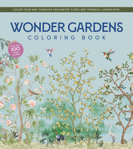 Wonder Gardens Coloring Book: Color Your Way Through Enchanted Flora and Tranquil Landscapes (Chartwell Coloring Books) book cover by Editors of Chartwell Books