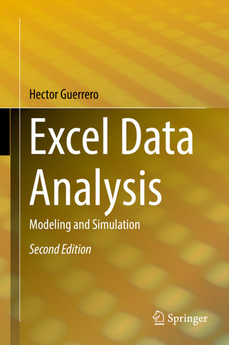 Excel Data Analysis: Modeling and Simulation book cover by Hector Guerrero