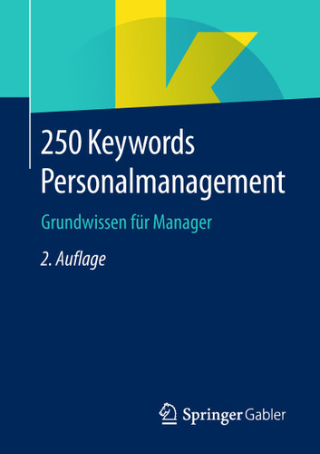 250 Keywords Personalmanagement: Grundwissen für Manager book cover by 